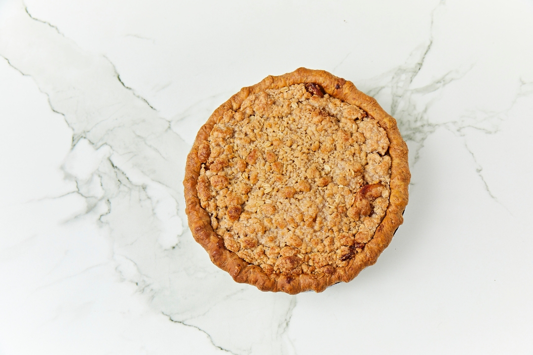 Order 9" Dutchy's Apple Crumb Pie food online from Tiny Pies store, Austin on bringmethat.com