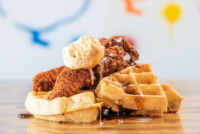 Order Chicken and Waffles food online from Fry The Coop store, Prospect Heights on bringmethat.com