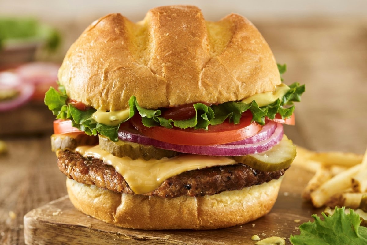 Order CLASSIC SMASH® PLANT-BASED BURGER food online from Smashburger store, New Providence on bringmethat.com