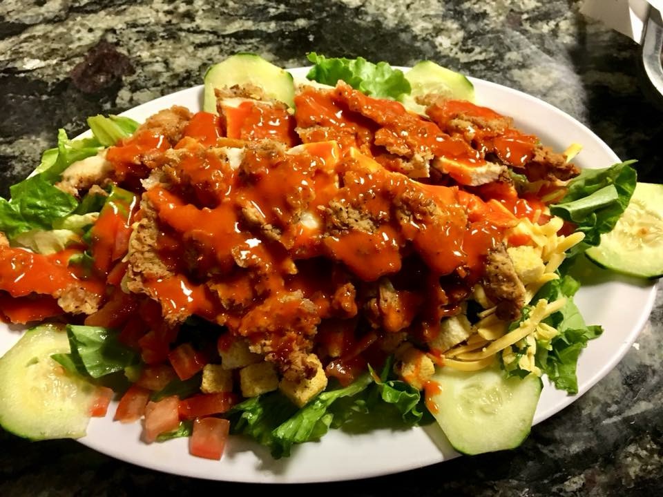 Order Buffalo Chicken Salad food online from Ranch House Burgers II store, Mission on bringmethat.com