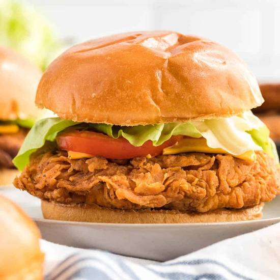 Order *Crispy Chicken Sandwich food online from Bailey Seafood store, Buffalo on bringmethat.com