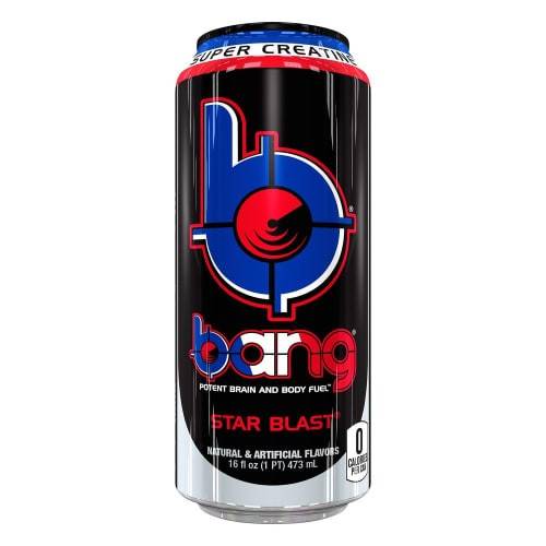 Order Bang · Super Creatine Star Blast Energy Drink (16 fl oz) food online from Mesa Liquor store, Mesa on bringmethat.com