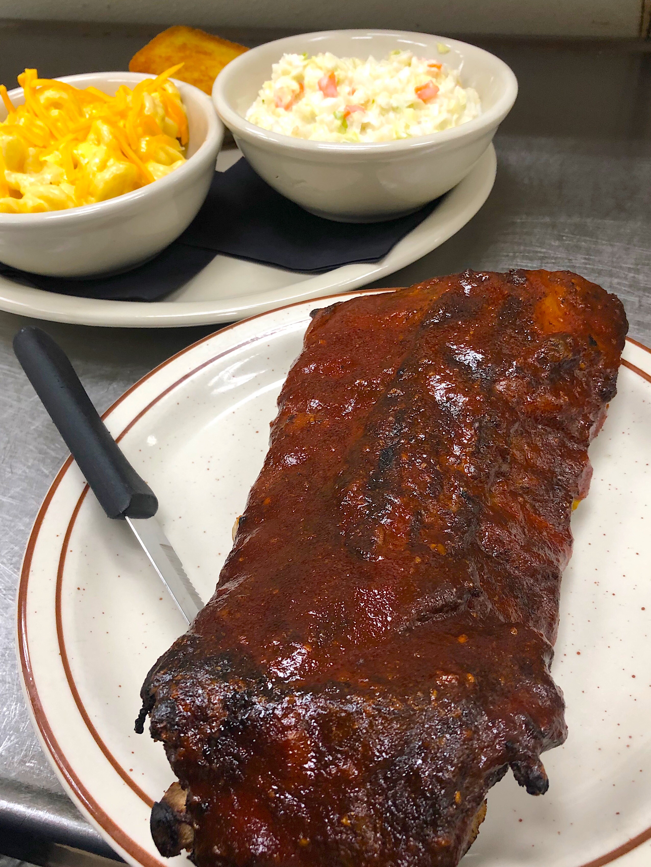 Order Spence’s Slow-Smoked Ribs food online from Wilder's Cutting Edge Bistro store, Appleton on bringmethat.com