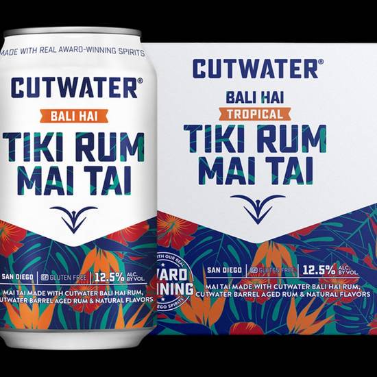 Order Cutwater Tiki Rum Mai Tai | 12% abv food online from Pink Dot store, Chino Hills on bringmethat.com