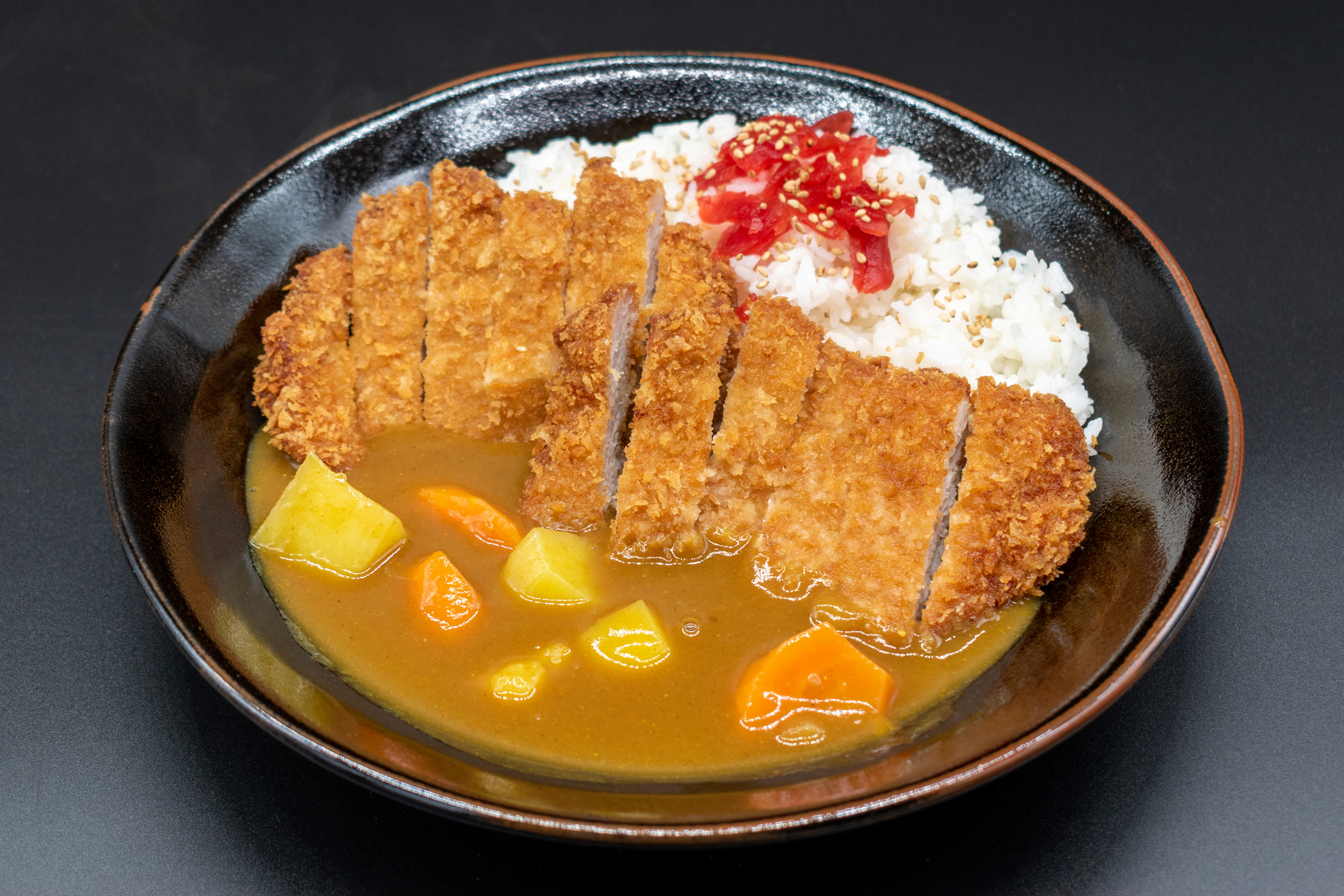 Order Tonkatsu Curry food online from Mikawa Restaurant store, San Francisco on bringmethat.com