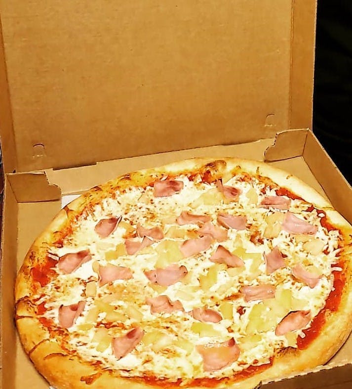 Order Hawaiian Pizza - Medium 14'' food online from Jo-Jo's Pizza store, Elizabethville on bringmethat.com