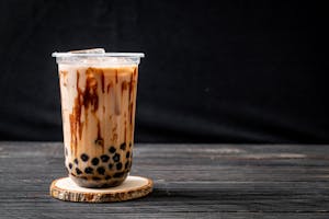 Order Dirty Brown Sugar Milk Tea food online from Asian thai 2 go store, Dallas on bringmethat.com