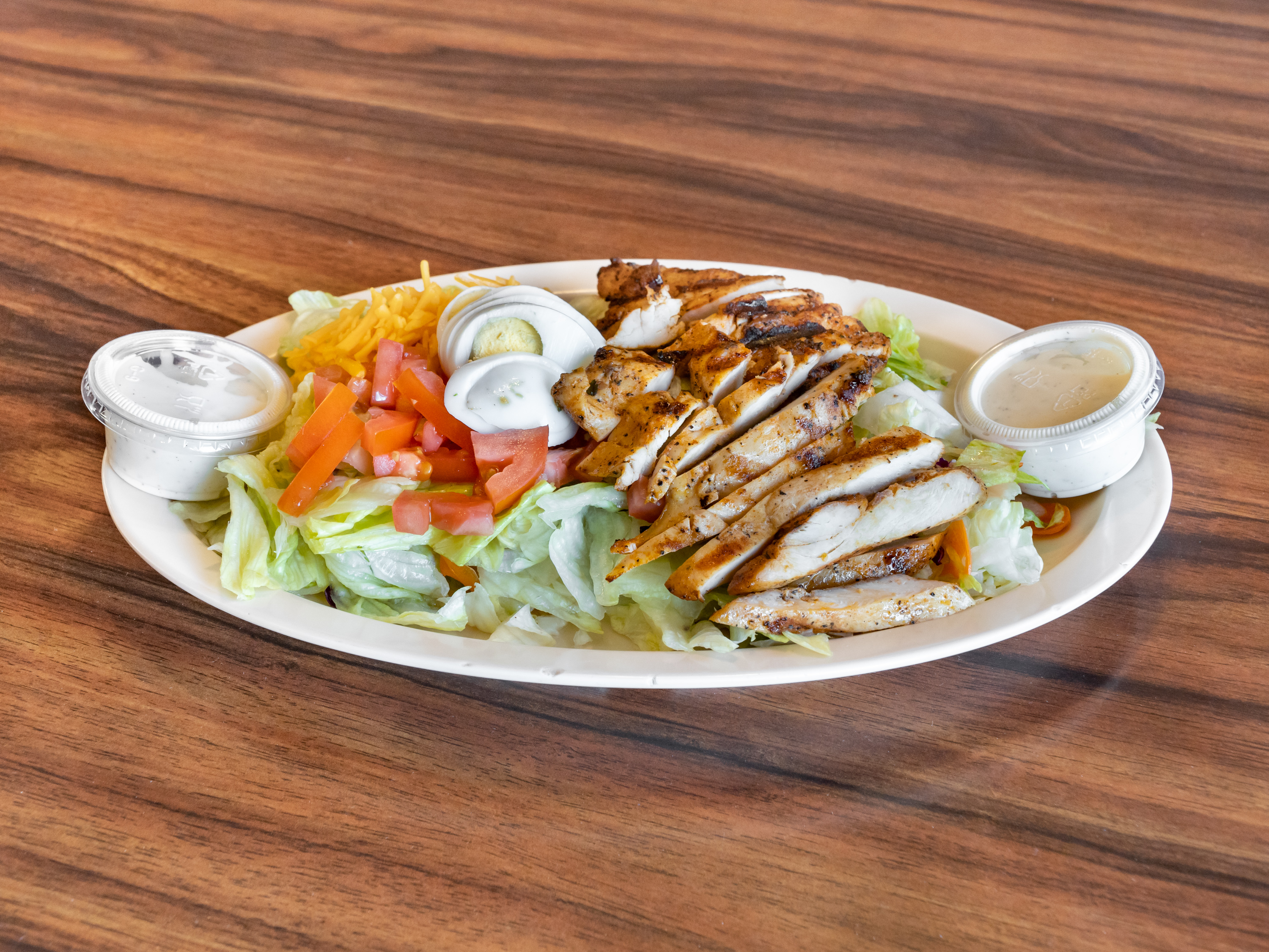 Order Grilled Chicken Breast Salad food online from Golden Burger store, Long Beach on bringmethat.com