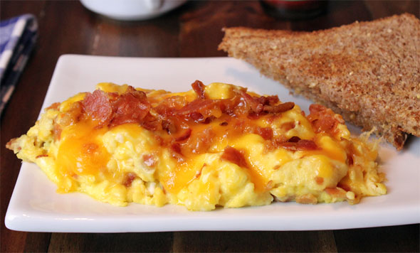 Order Bacon Cheese Omelet food online from Coney Island Bagels store, Brooklyn on bringmethat.com