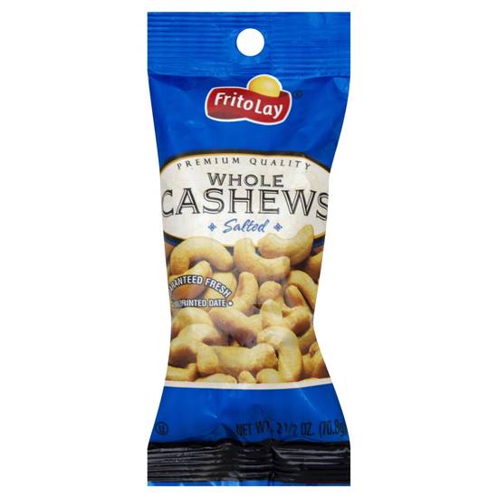 Order Frito Lay Whole Cashews Salted (2.5 oz) food online from Rite Aid store, Yamhill County on bringmethat.com