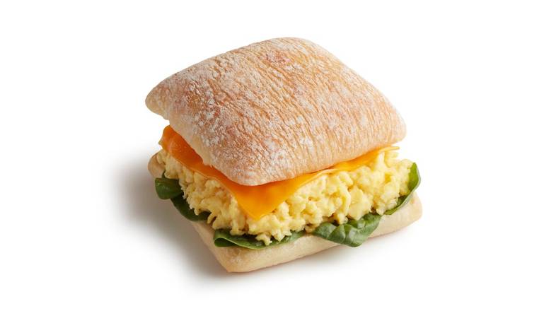 Order Sandwiches & Wraps|Egg, Spinach and Cheddar Ciabatta food online from The Coffee Bean & Tea Leaf store, Pismo Beach on bringmethat.com