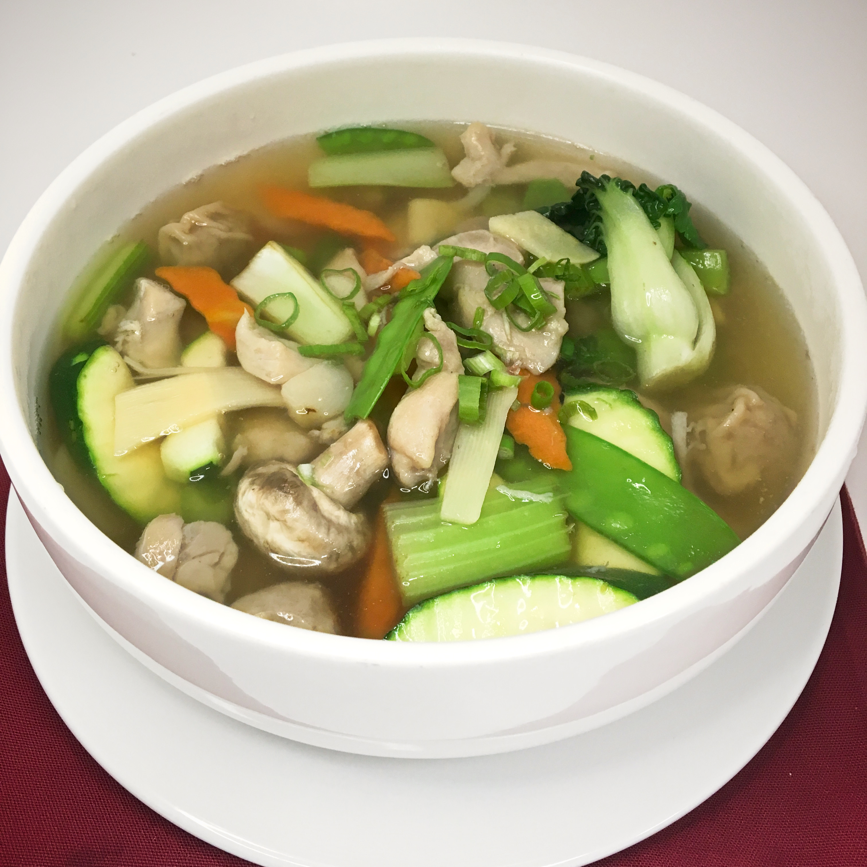 Order Chicken Wonton Soup food online from China Garden store, Castro Valley on bringmethat.com