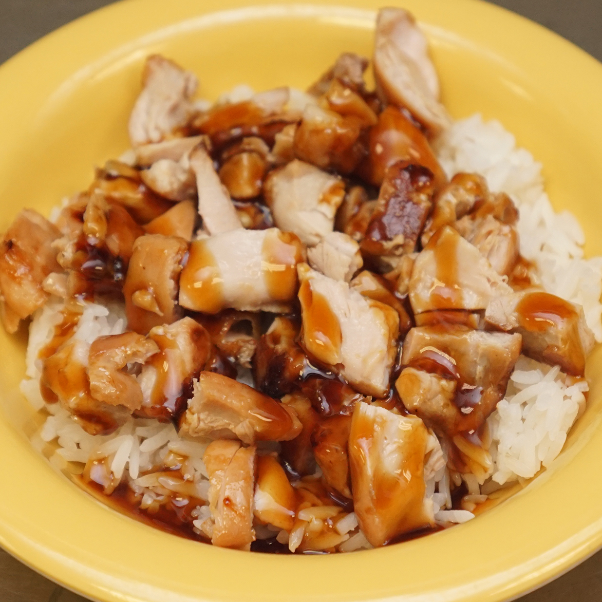 Order Teriyaki Chicken & Rice food online from Cafe Yumm! store, Corvallis on bringmethat.com