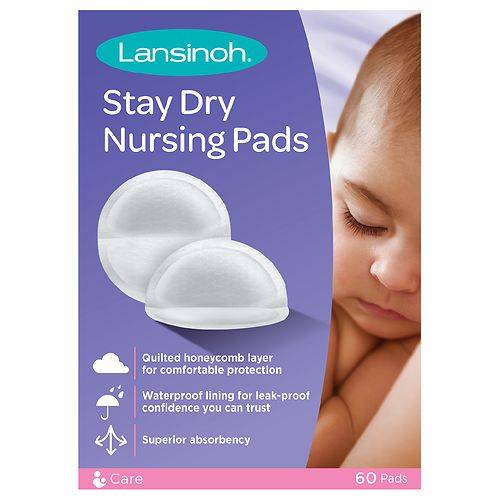 Order Lansinoh Stay Dry Nursing Pads - 60.0 ea food online from Walgreens store, Austin on bringmethat.com