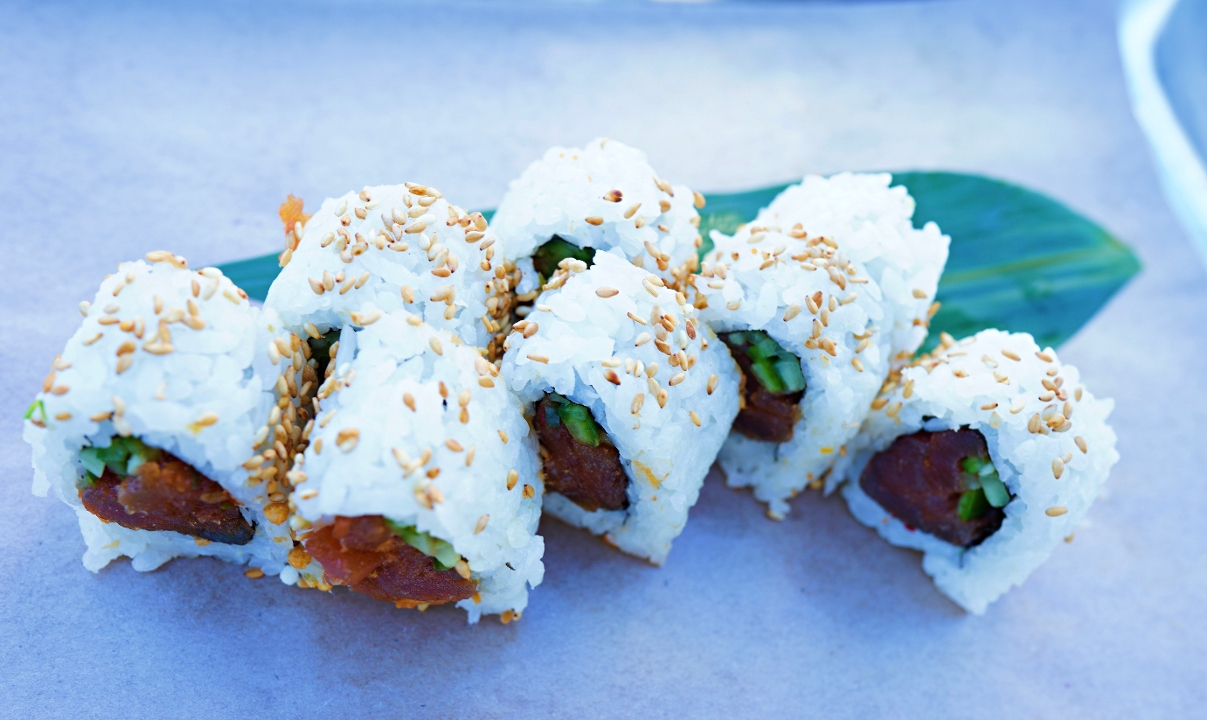 Order Spicy tuna roll food online from Ebisu Ramen And Sushi store, Denver on bringmethat.com
