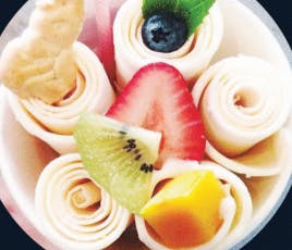 Order Peach Rolling Ice Cream food online from Jin's Garden store, Billings on bringmethat.com