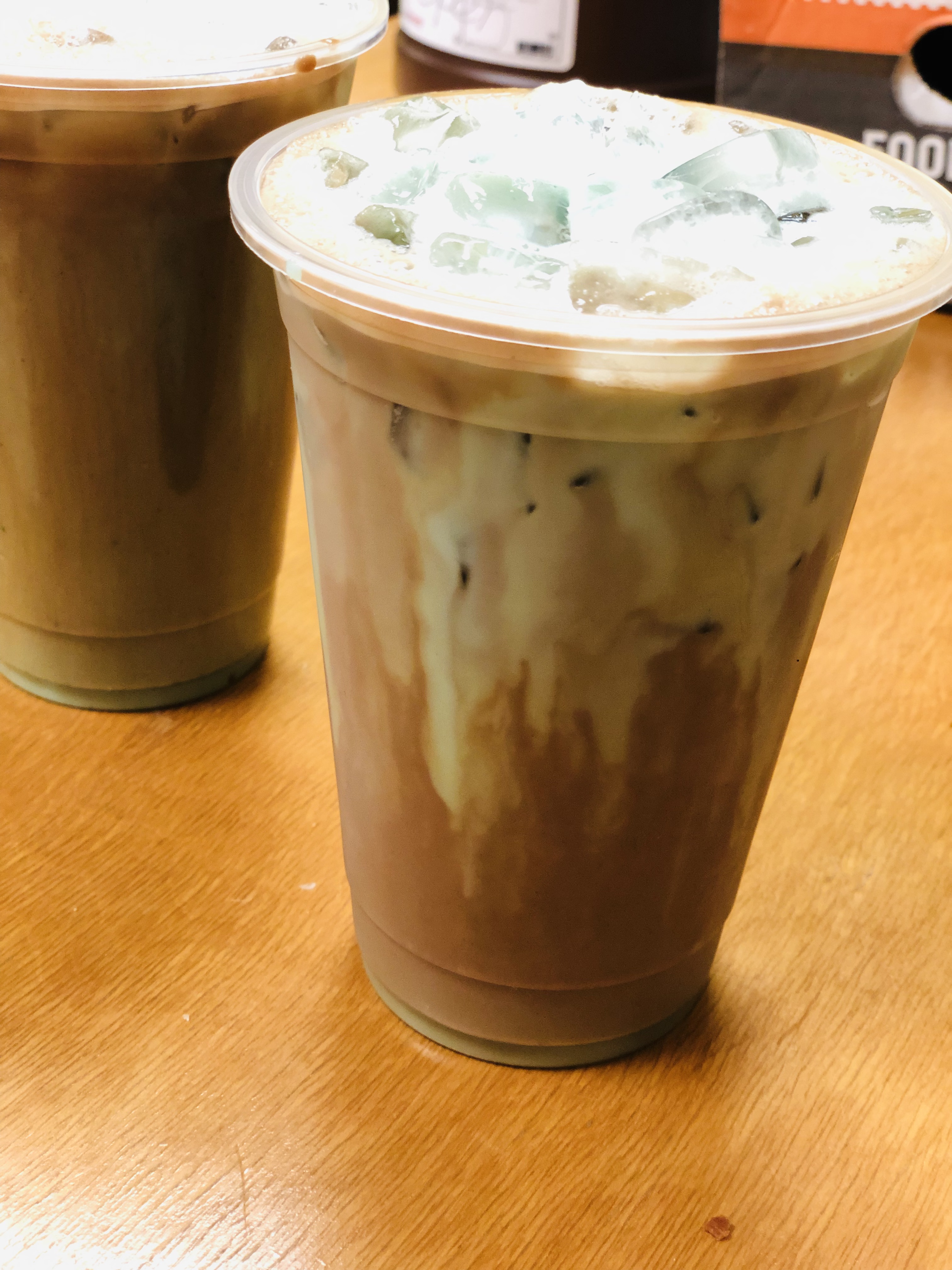 Order Peppermint Mocha Iced Coffee food online from Sweetly Shoibhan Pastries store, Cleveland on bringmethat.com