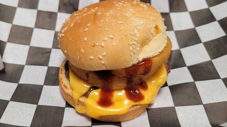 Order Cowboy Burger food online from The Coop store, South Saint Paul on bringmethat.com
