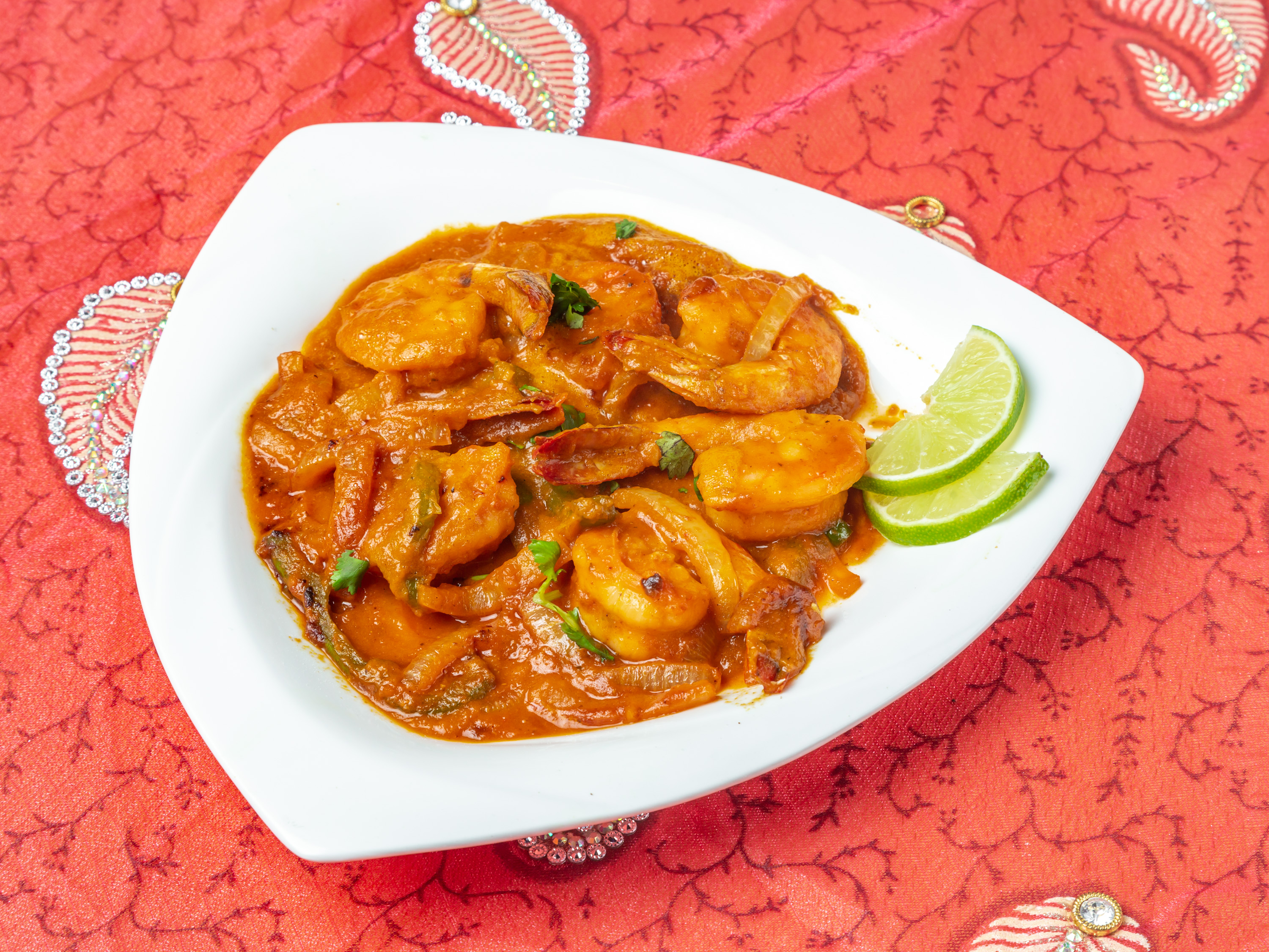 Order Jumbo Shrimp Bhuna  food online from Neem Indian Cuisine store, Bronx on bringmethat.com