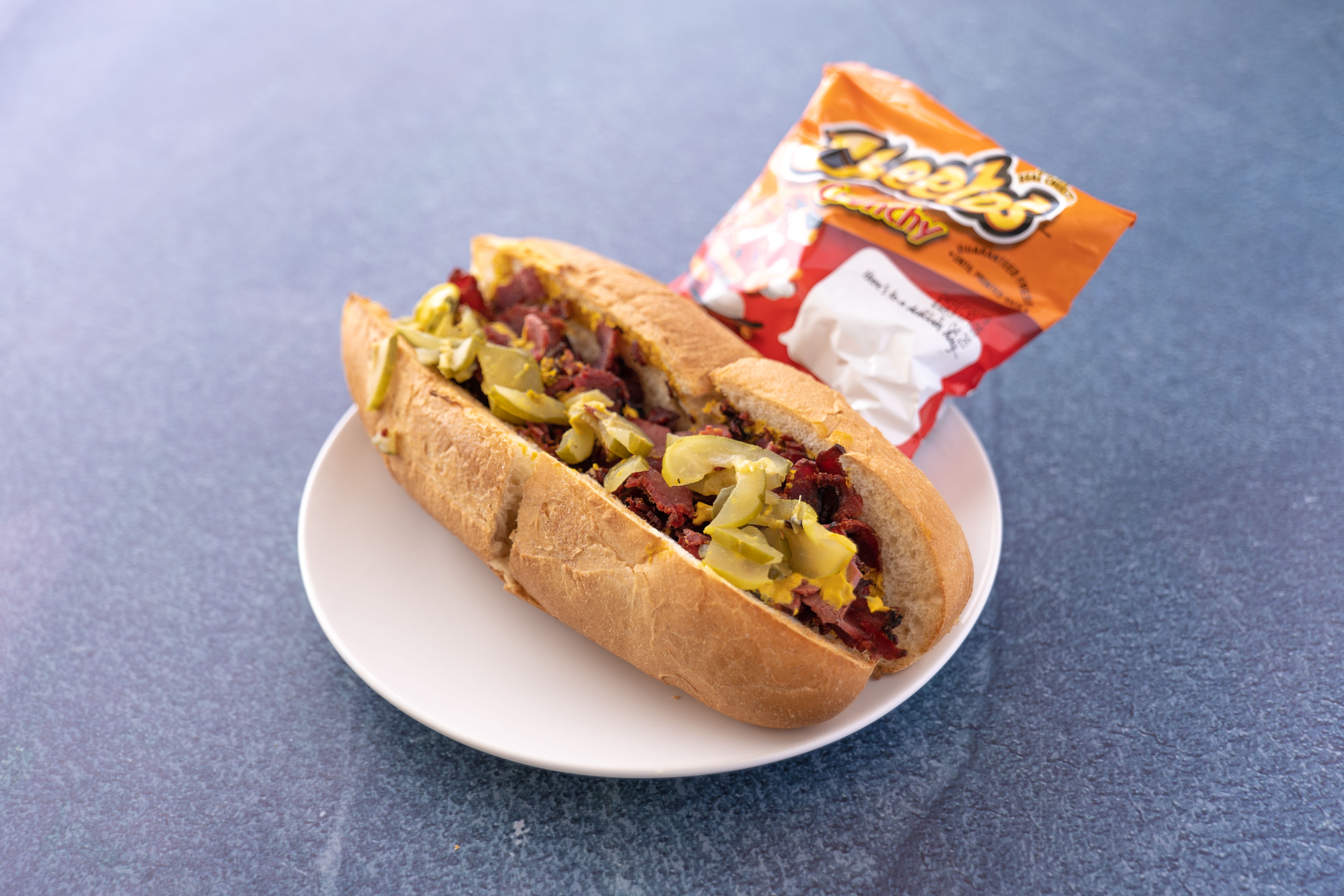 Order Pastrami Sandwich food online from Pizza 8 store, Inglewood on bringmethat.com