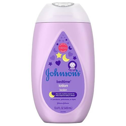 Order Johnson's Baby Bedtime Baby Lotion With NaturalCalm Essences - 13.6 fl oz food online from Walgreens store, Indio on bringmethat.com