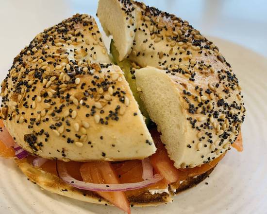 Order Bagel with Lox food online from L'Artisan Cafe &amp; Bakery store, Providence on bringmethat.com