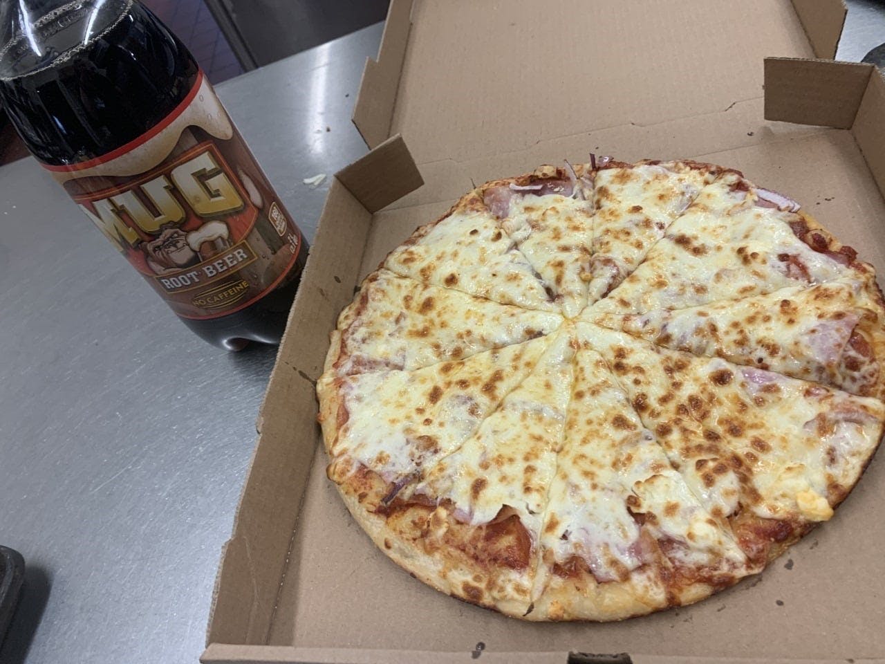 Order Cheese Pizza - Small food online from Marino's Pizza store, Spring Arbor on bringmethat.com