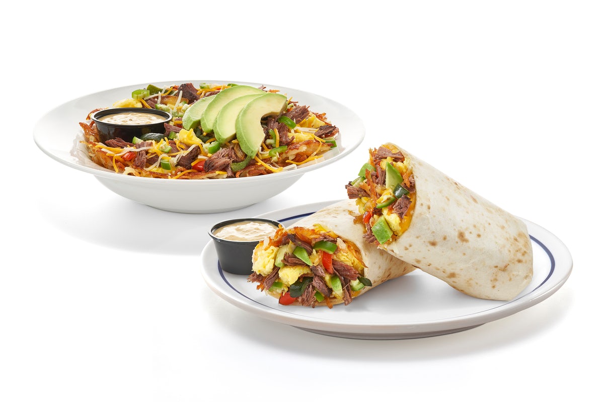 Order Spicy Poblano Fajita Burrito & Bowl  food online from Ihop store, Grand Junction on bringmethat.com