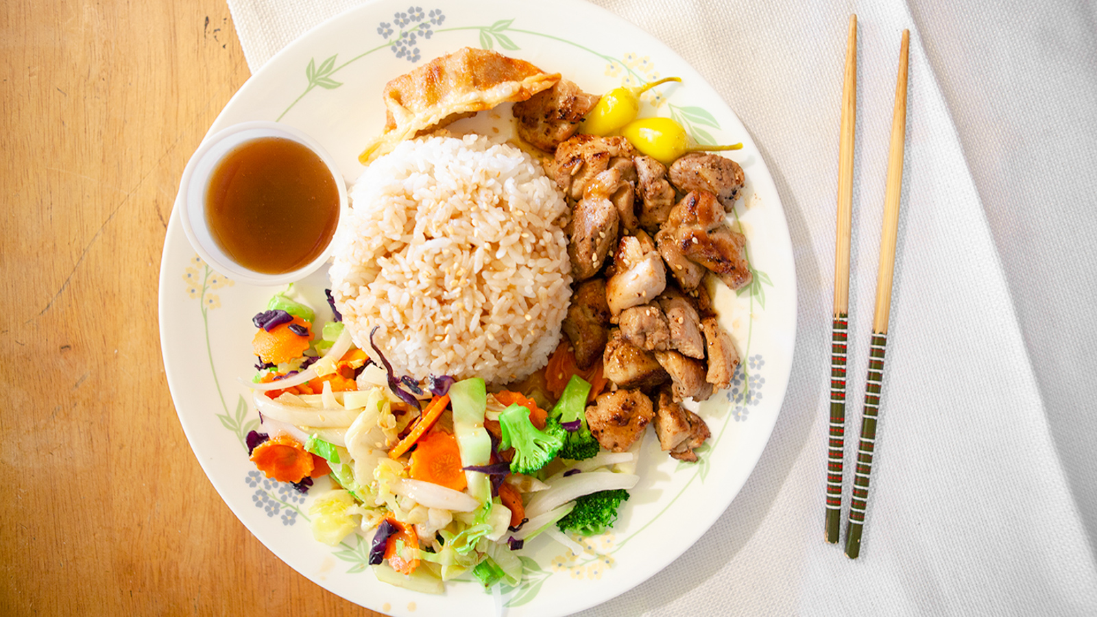 Order R6. Teriyaki Chicken over Rice food online from Thai2eat store, Bakersfield on bringmethat.com