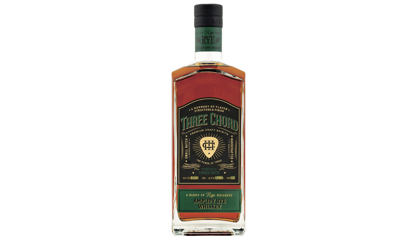 Order Three Chord Amplify Rye Whiskey 750mL food online from Spikes Bottle Shop store, Chico on bringmethat.com