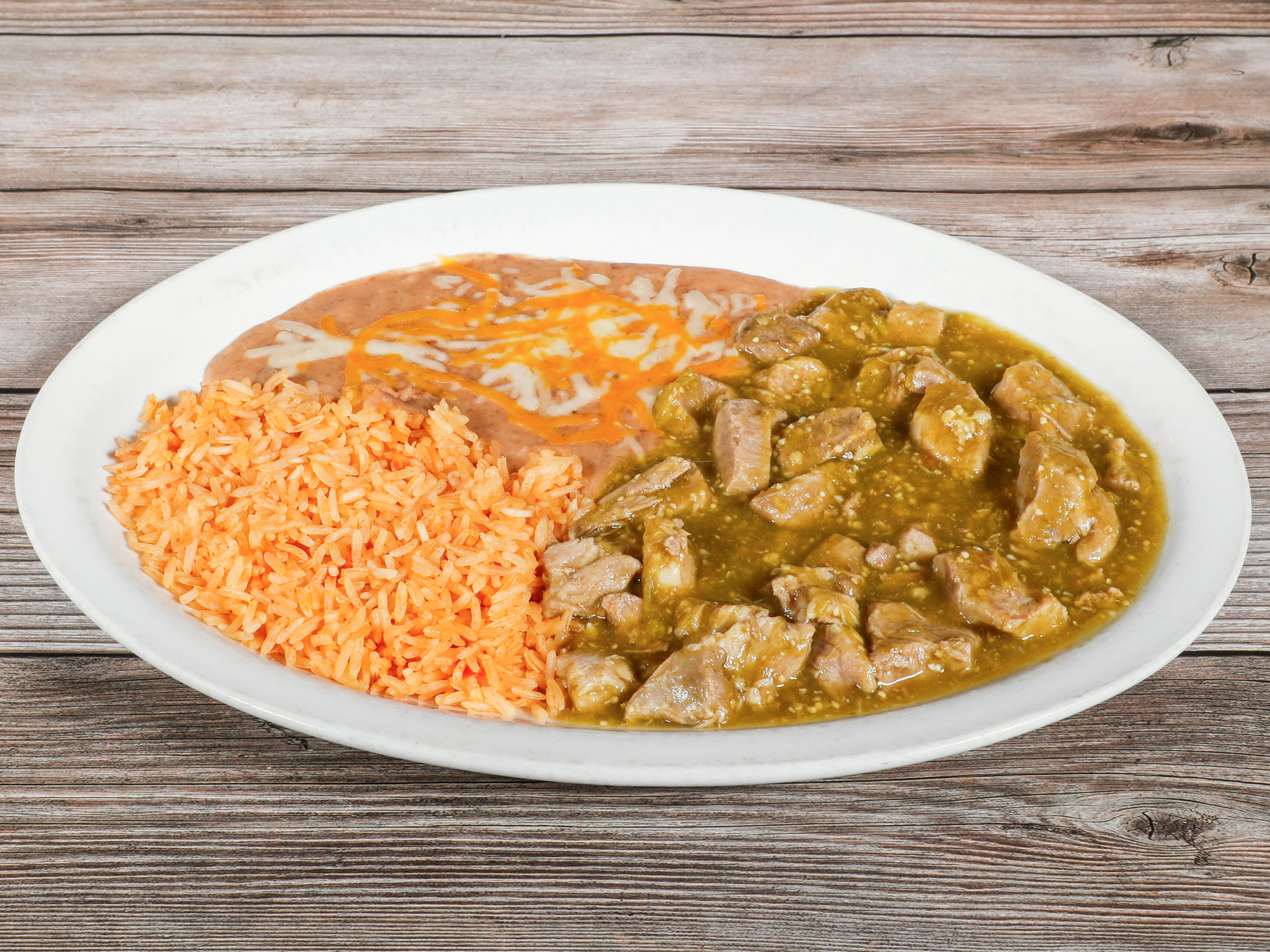 Order Chile Verde food online from Lolitas Authentic Mexican Cuisine store, Folsom on bringmethat.com