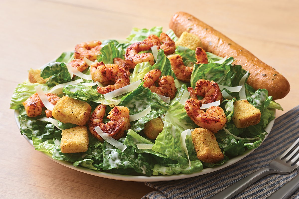 Order Blackened Shrimp Caesar Salad food online from Applebee store, Springfield on bringmethat.com