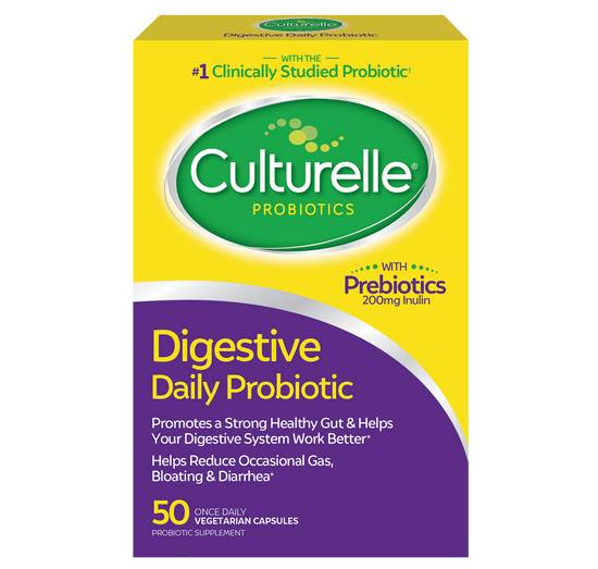 Order Culturelle Digestive Health Probiotic Once Daily Capsules (50 ct) food online from Rite Aid store, EAST AURORA on bringmethat.com