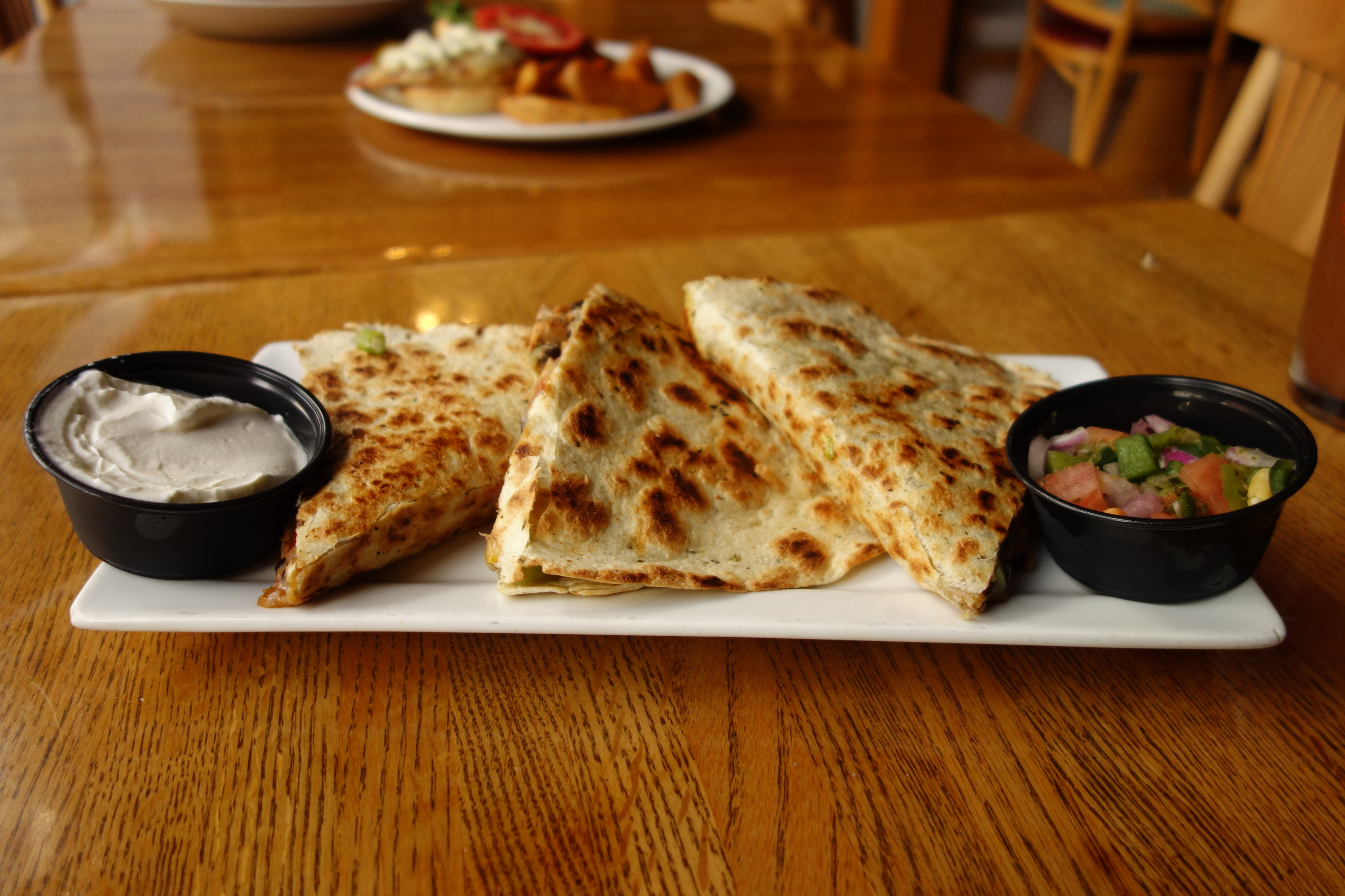 Order Chicken Quesadilla  food online from Barley's Brewing Company store, Columbus on bringmethat.com