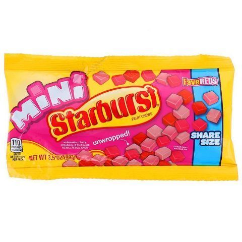 Order Starburst Mini FaveREDS Share Size 3.5oz food online from 7-Eleven store, Las Vegas on bringmethat.com