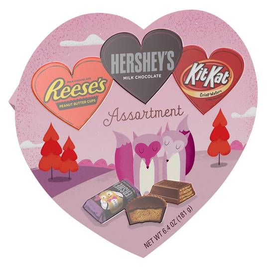 Order REESE'S, HERSHEY'S and KIT KAT&reg; Milk Chocolate Assortment Treats, Valentine's Day Candy,6.4 oz food online from CVS store, CARBONDALE on bringmethat.com