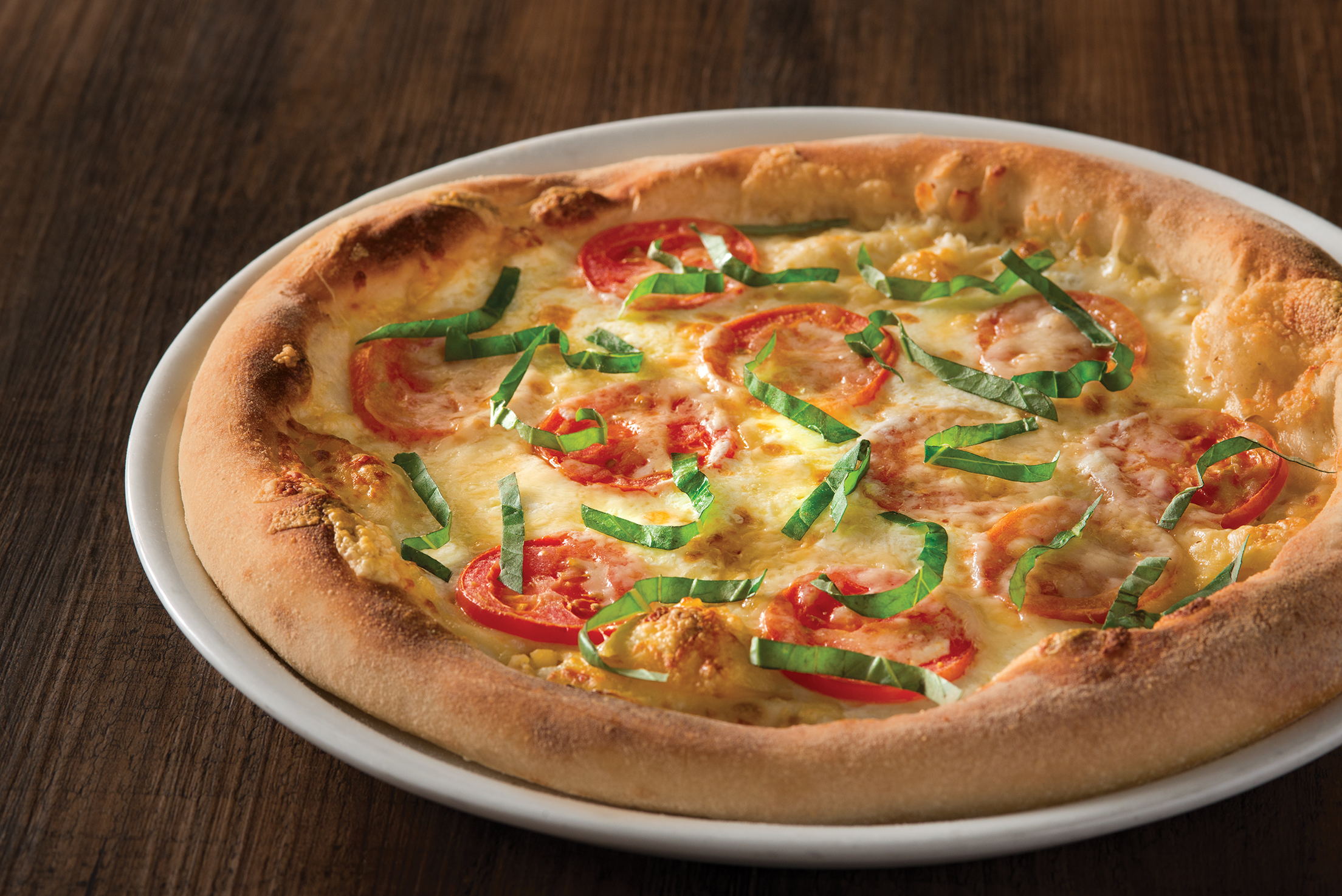 Order 5 Cheese and Fresh Tomato Pizza food online from California Pizza Kitchen - River City Dr store, Jacksonville on bringmethat.com