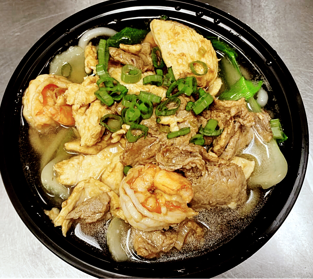 Order Triple Noodle Soup  food online from Pearl Chinese Restaurant store, Raleigh on bringmethat.com