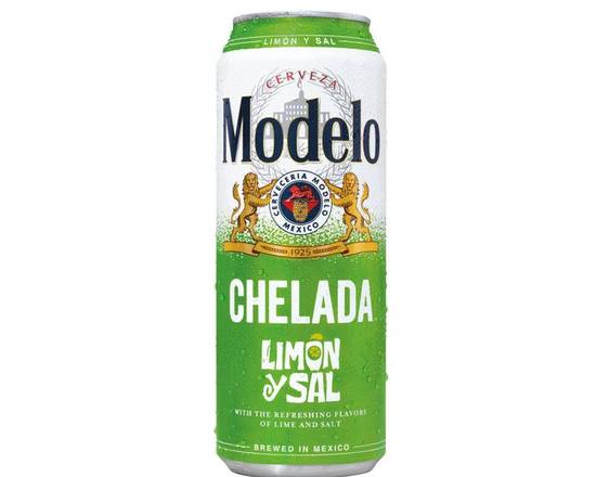 Order Modelo Chelada Limon ySal  24 fl oz. (ABV 3.5%)  food online from Central Liquor Market store, Los Angeles on bringmethat.com