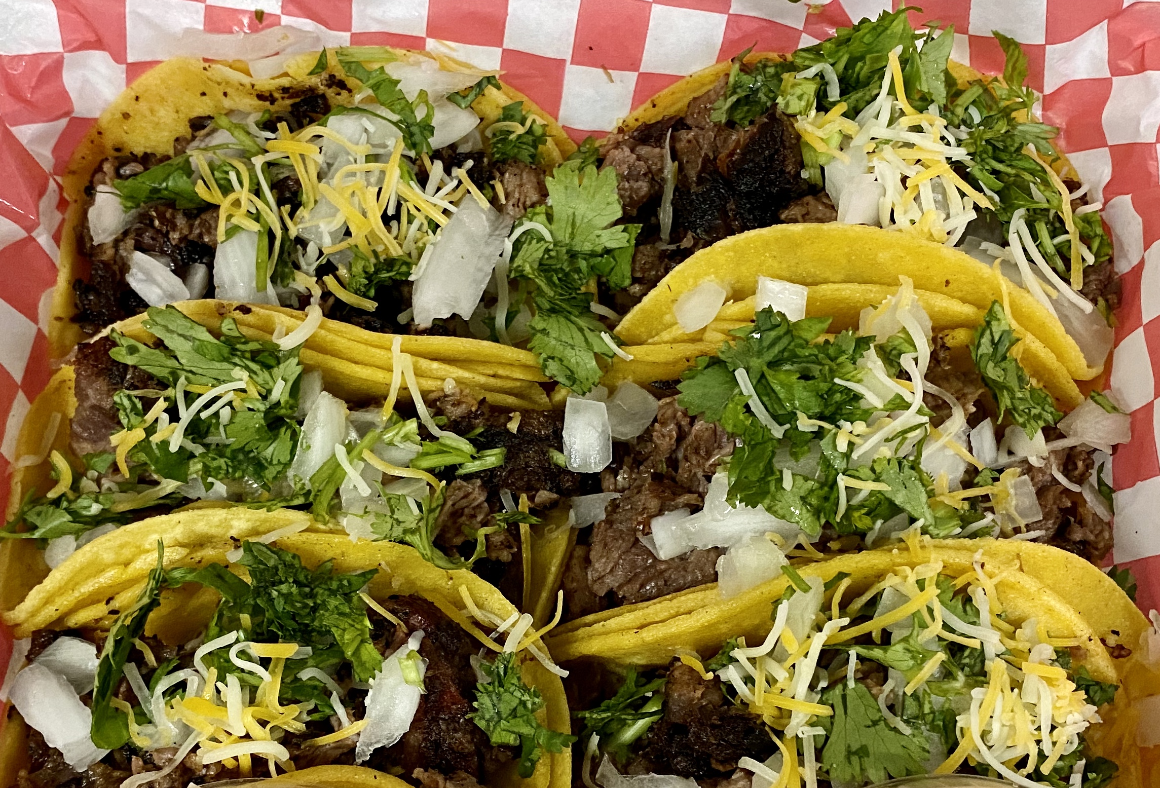 Order 3 Tri-Tip Tacos Plate food online from La Flor Bbq store, Bakersfield on bringmethat.com