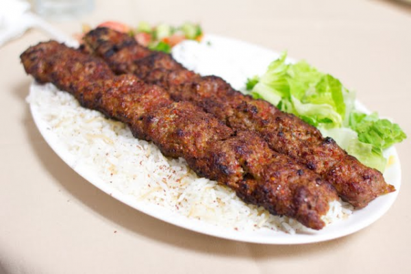 Order 2 Pieces Beef Kabab with Skewer food online from Zafran Kabab Palace store, Charlotte on bringmethat.com