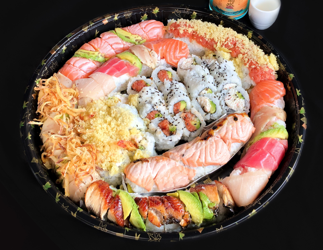 Order Roll Party Tray B food online from Sushi Damu store, Tustin on bringmethat.com