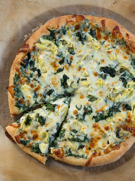 Order White Spinach Slice food online from Little Italy Pizza III store, New York on bringmethat.com