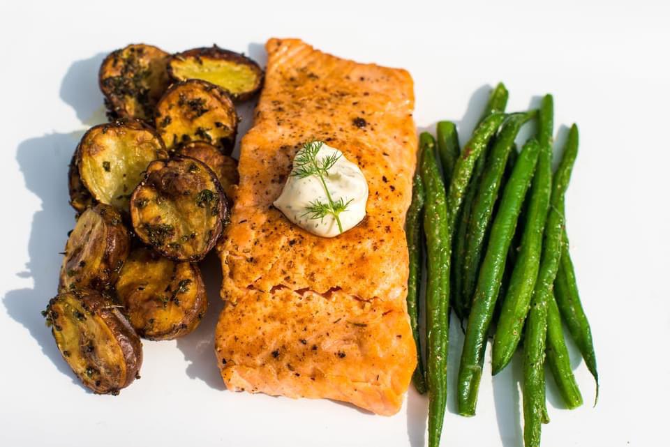 Order Salmon food online from Welcome Home Cafe store, Jenkintown on bringmethat.com