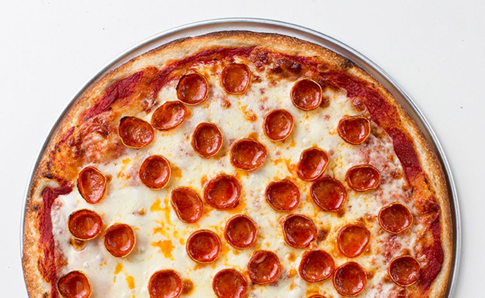 Order Cheese & Pepperoni Pizza - Small food online from Calz Pizza store, Norfolk on bringmethat.com