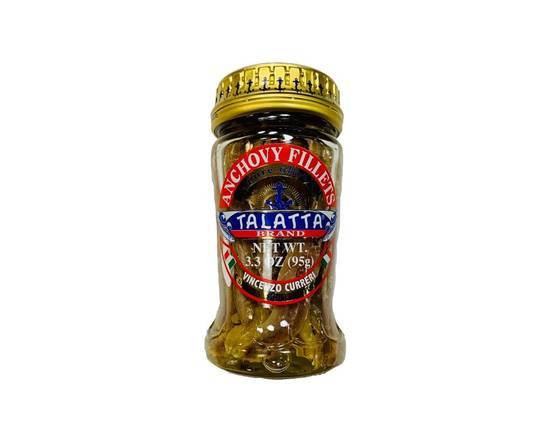 Order Anchovies in Olive Oil Talatta (3.3 oz.) food online from Italian Homemade Company store, San Francisco on bringmethat.com