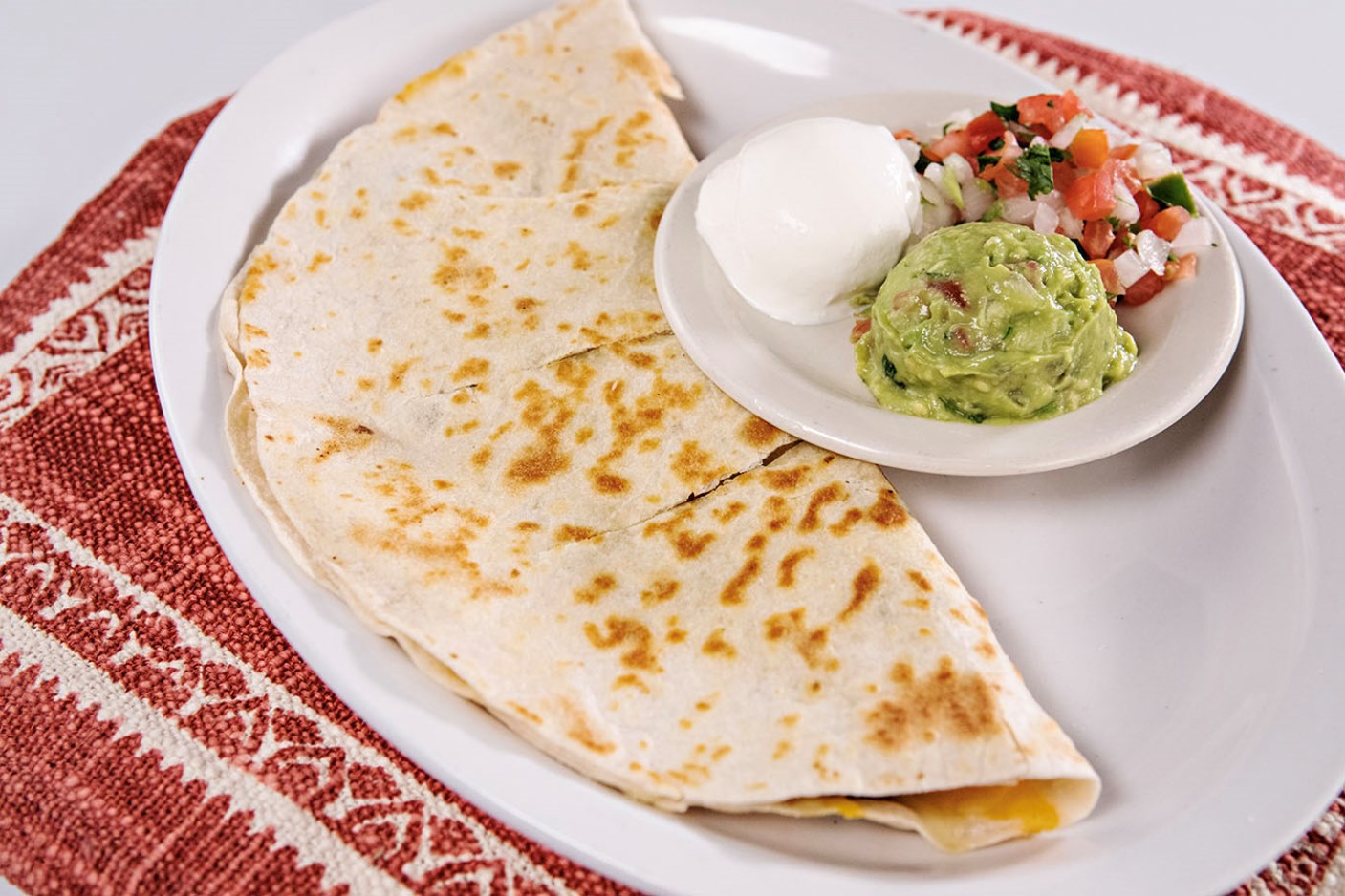 Order Quesadilla food online from Ted Cafe Escondido store, Edmond on bringmethat.com