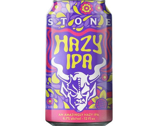 Order Stone Hazy IPA 6pk-12oz cans (6.7% ABV) food online from Pit Stop Liquor Mart store, El Monte on bringmethat.com