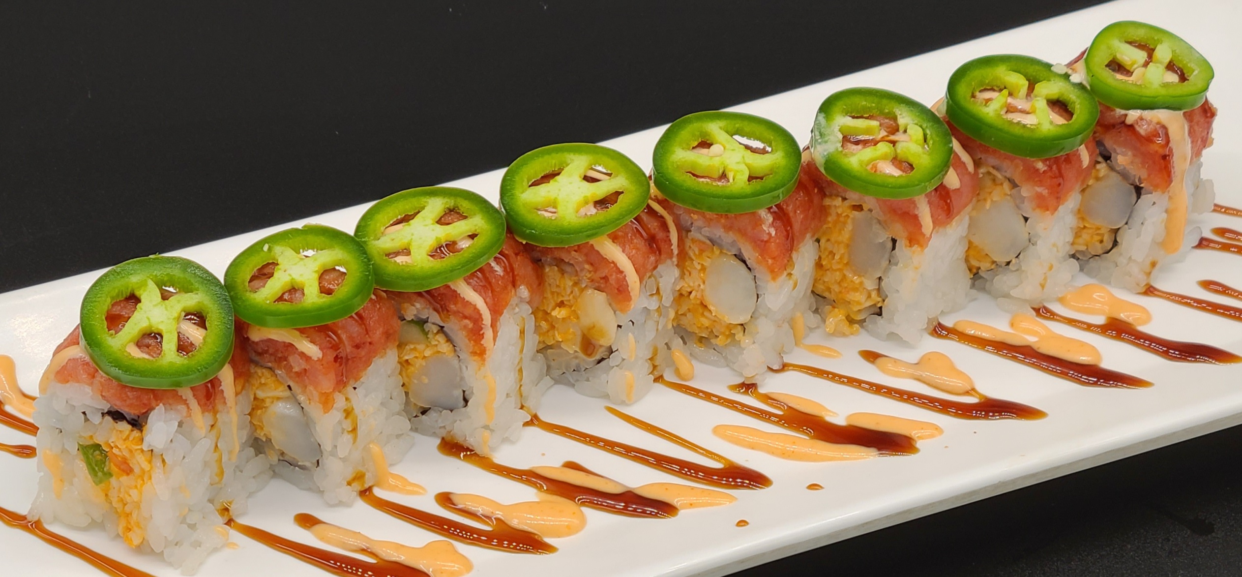 Order P1. 911 Roll(8pcs) food online from Hello Sushi store, Fullerton on bringmethat.com