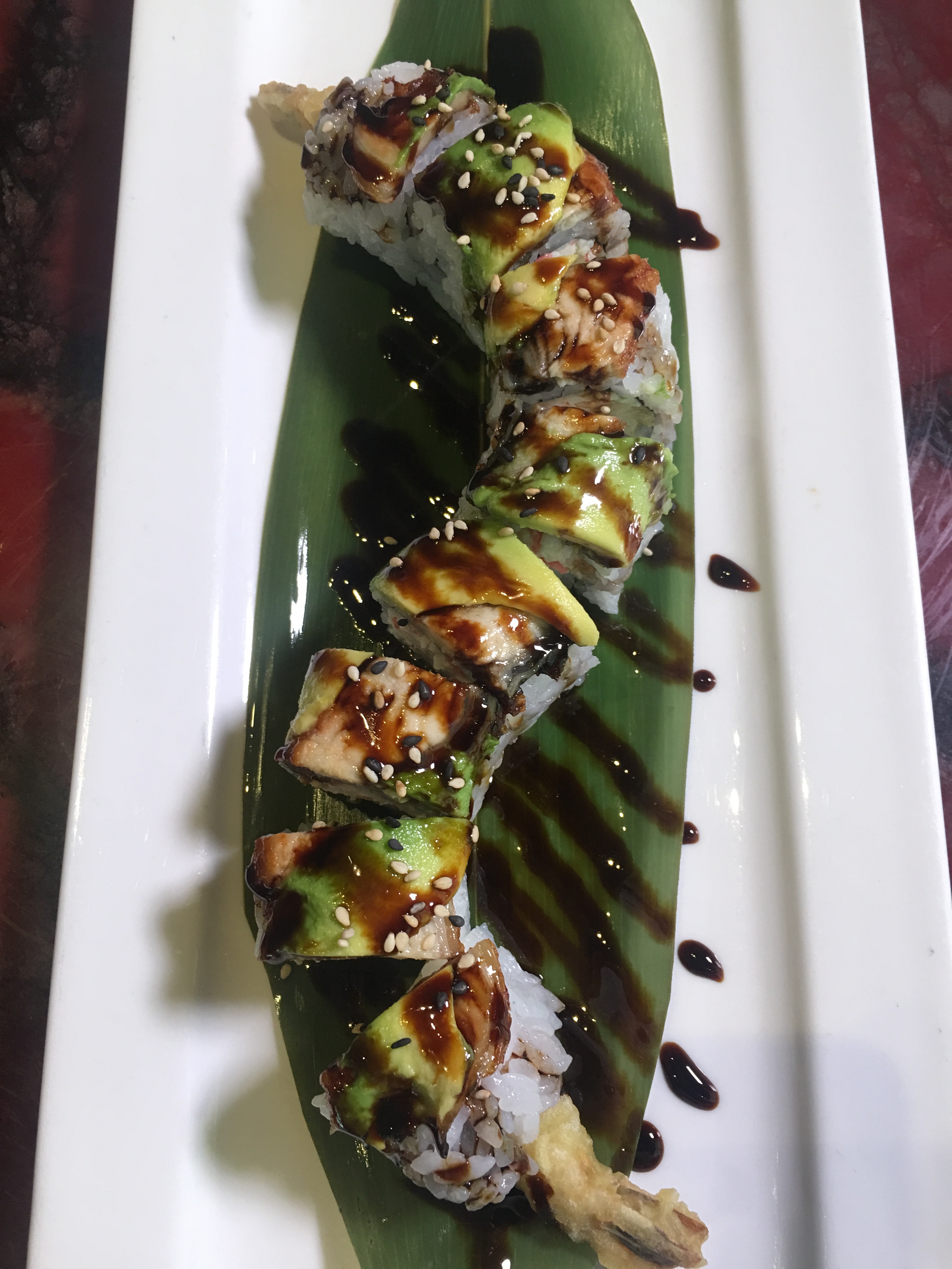 Order C25. Dragon Roll food online from Yume Sushi & Grill store, Scottsdale on bringmethat.com